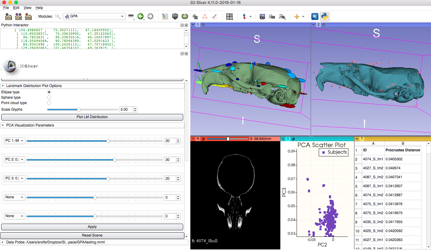 SlicerMorph GPA Screenshot2